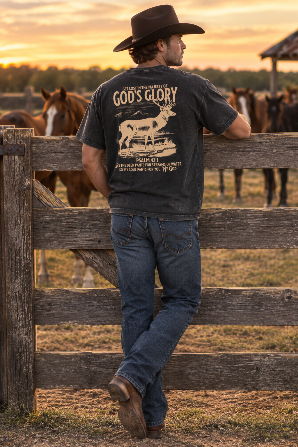 “God’s Glory” Vintage Wash T-Shirt