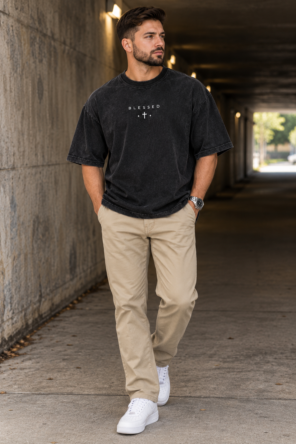 “Blessed” Vintage Wash T-Shirt