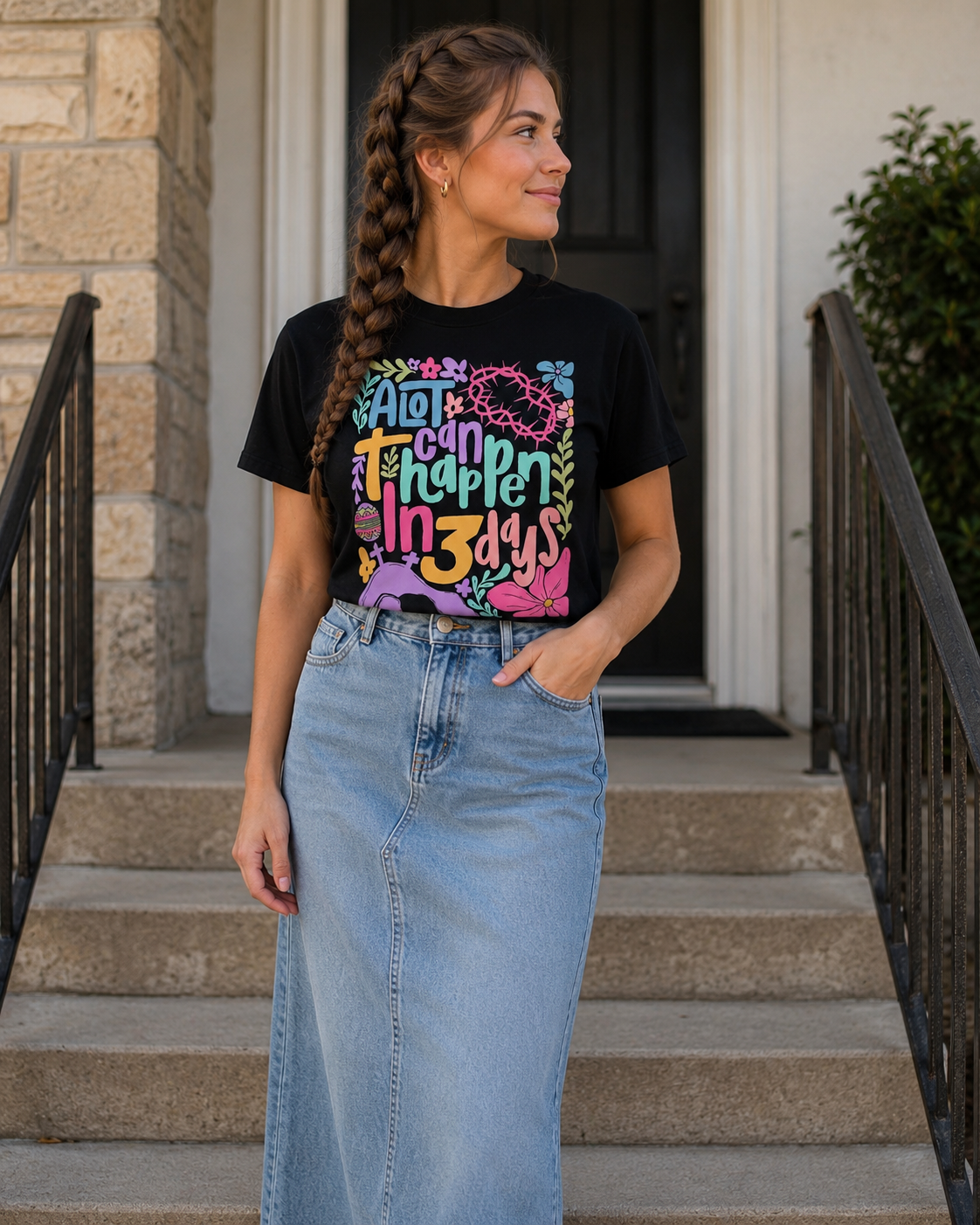 “A Lot Can Happen in 3 Days” Christian Easter T-Shirt
