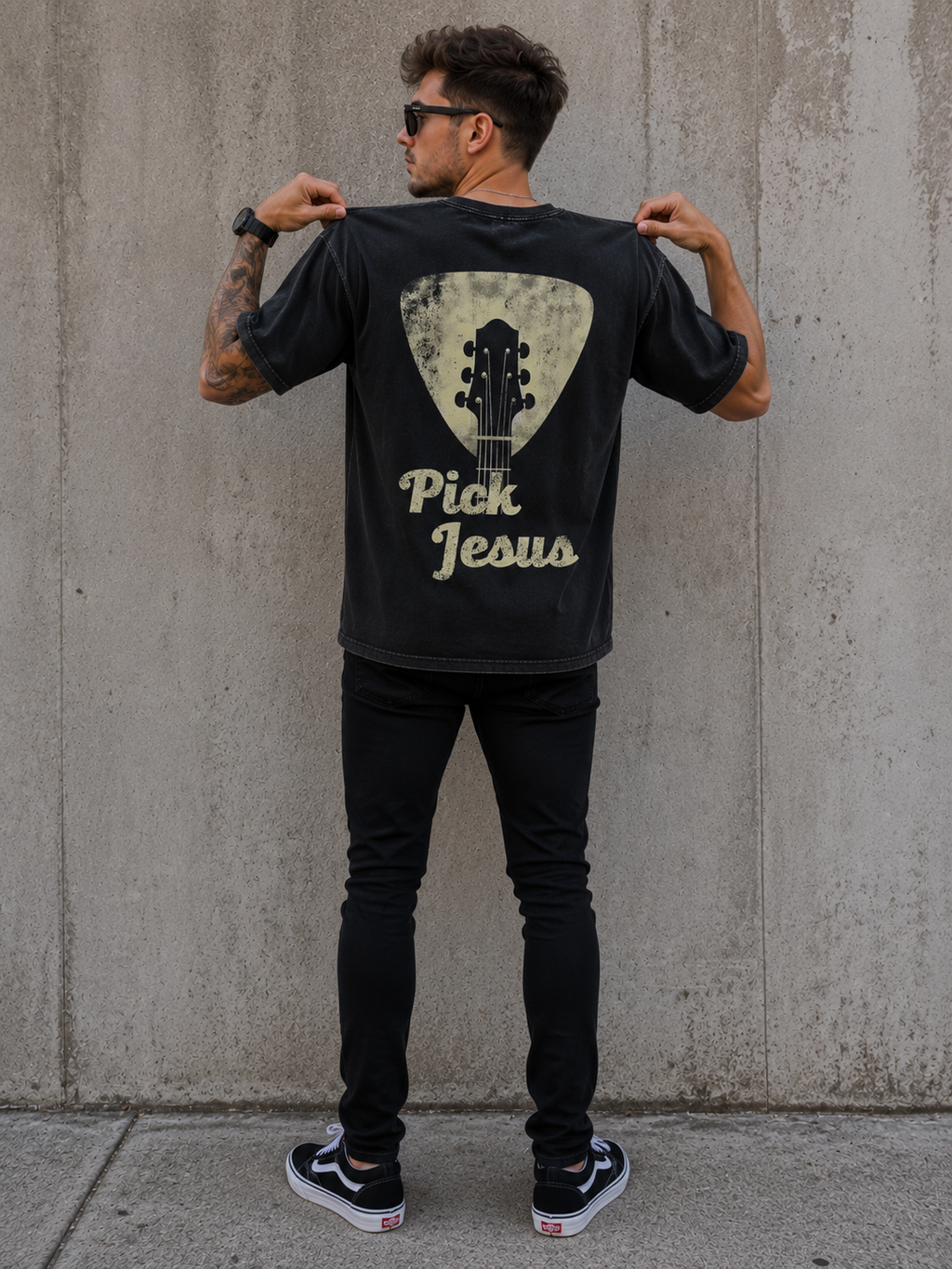 “Pick Jesus” Vintage Washed T-Shirt(unisex)