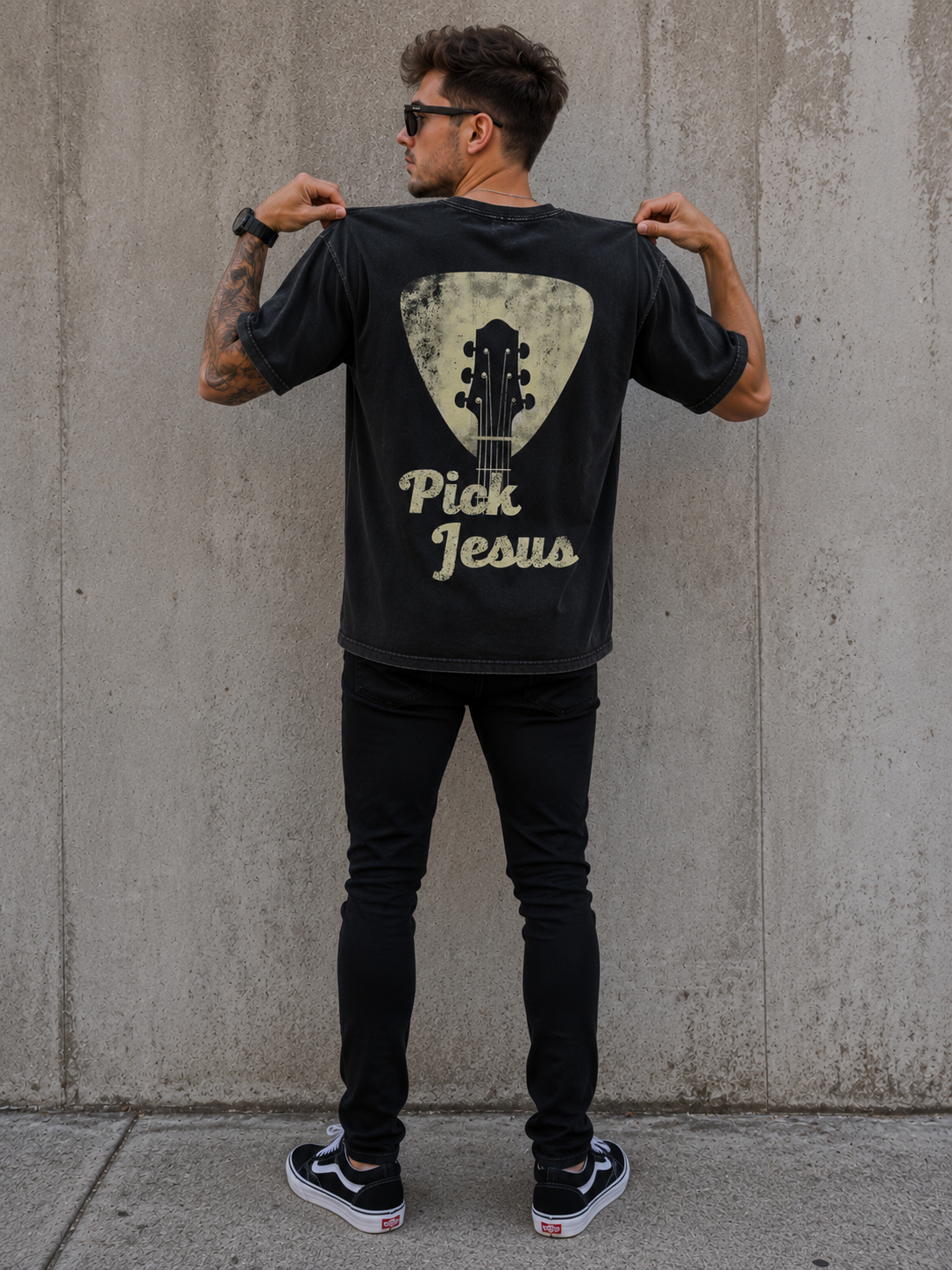 “Pick Jesus” Vintage Washed T-Shirt(unisex)