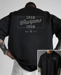 “Iron Sharpens Iron” Oversized T-Shirt (unisex)