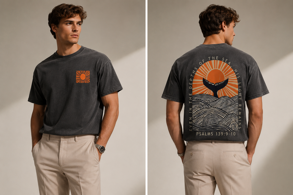 Depths of the Sea, Vintage Wash Tee (Unisex)