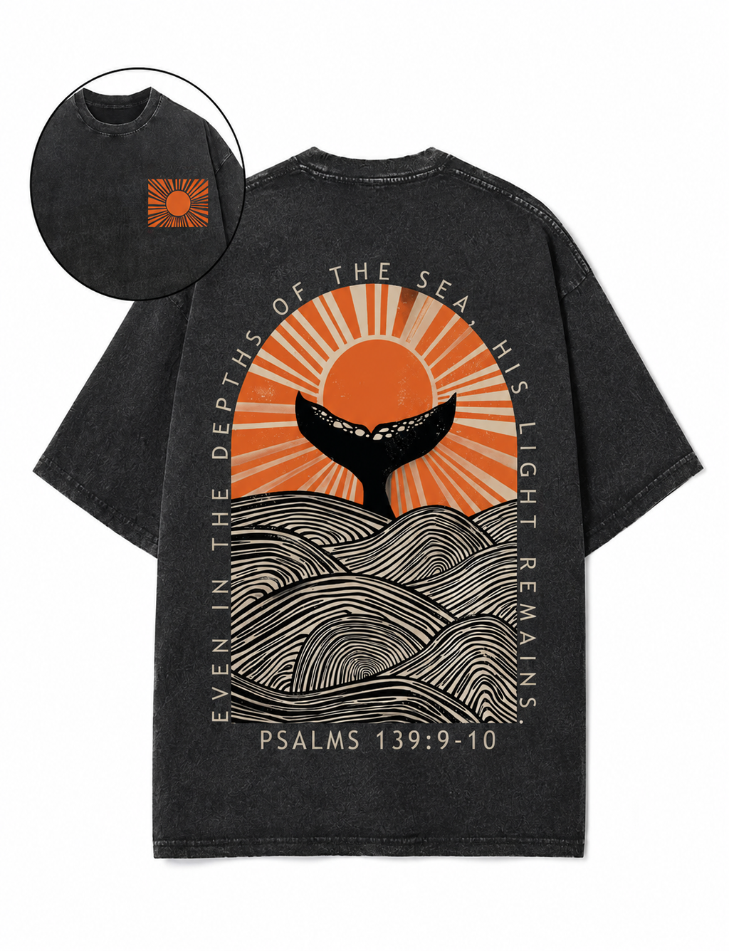 Depths of the Sea, Vintage Wash Tee (Unisex)