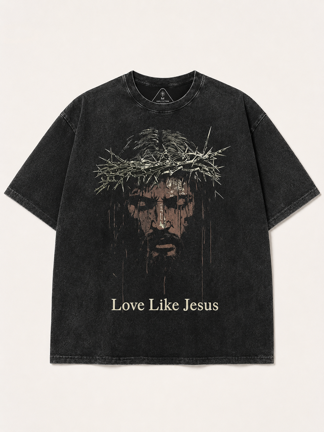 “Love Like Jesus” Vintage Washed Christian T-Shirt(unisex)