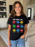 “God Says I Am” Christian Puzzle Piece T-Shirt