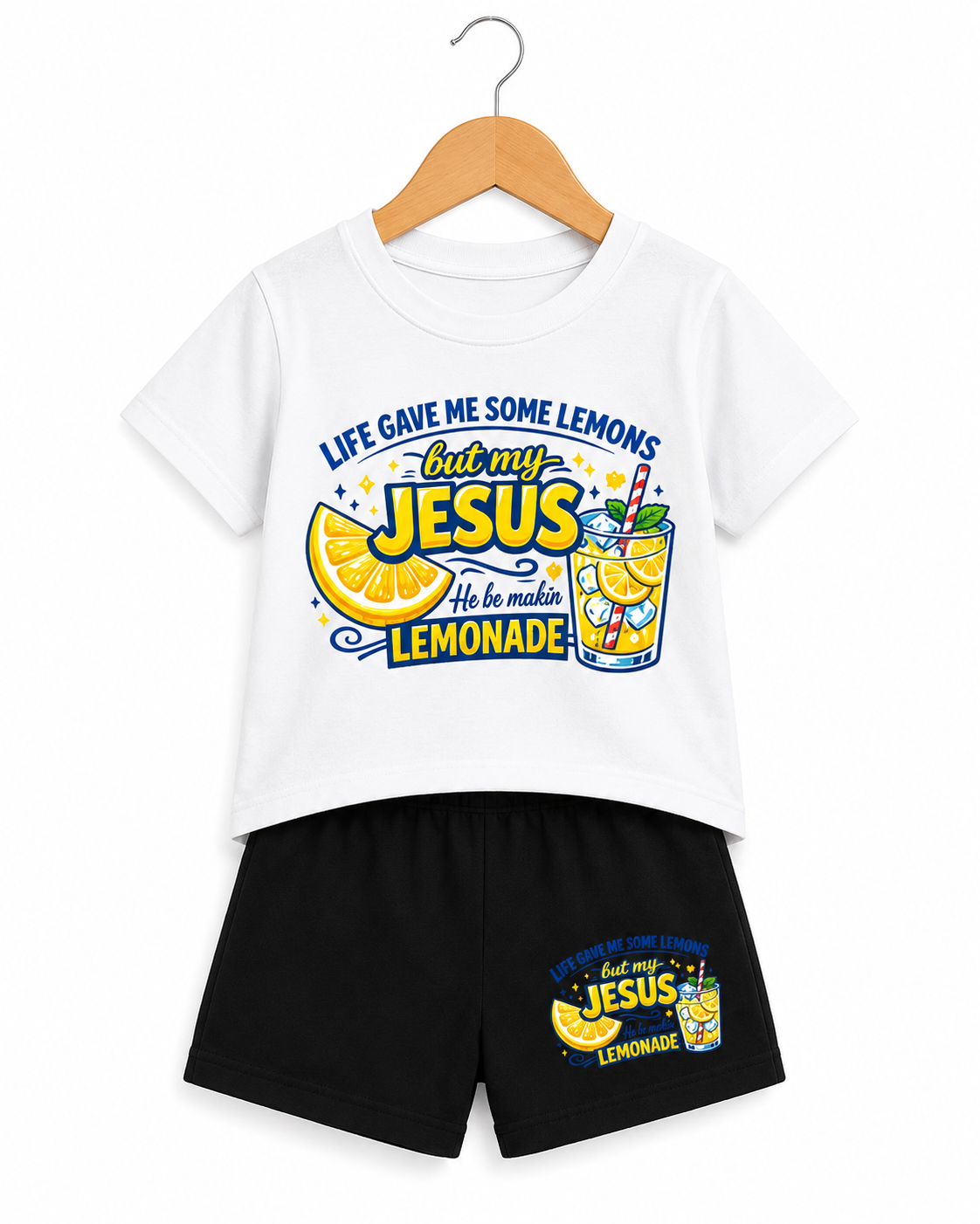 “Life Gave Me Lemons, But My Jesus Makes Lemonade” Kids T-Shirt
