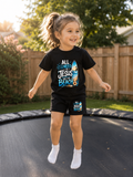 “All I Need Is Jesus And The Beach” Kids Shirt And Shorts Set