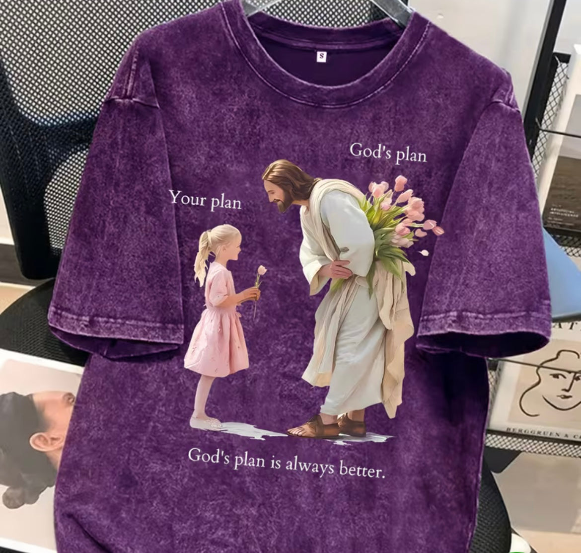 Women’s God’s Plan Vintage Christian T-Shirt