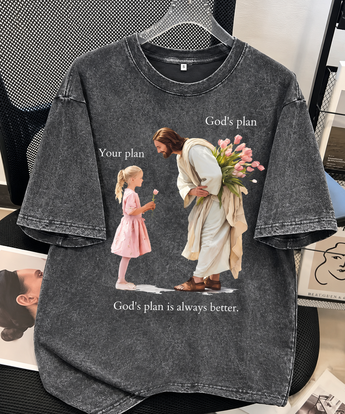 Women’s God’s Plan Vintage Christian T-Shirt