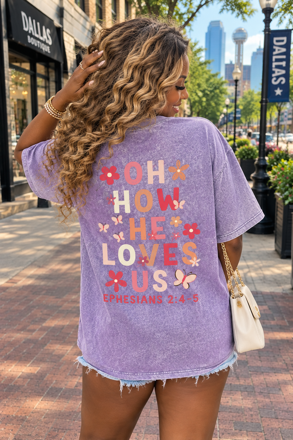 Women’s “Oh How He Loves Us” Vintage Wash T-Shirt