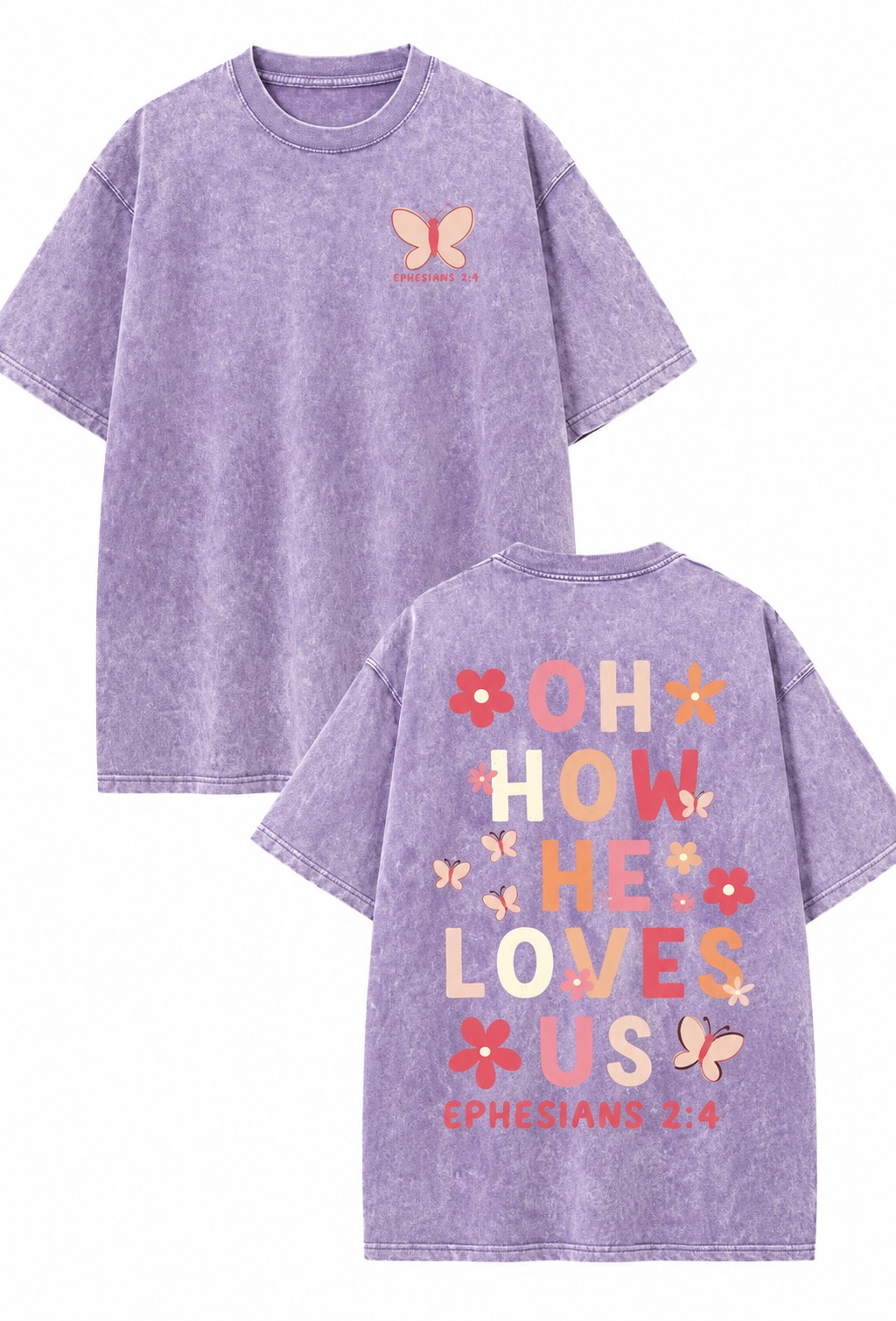 Women’s “Oh How He Loves Us” Vintage Wash T-Shirt